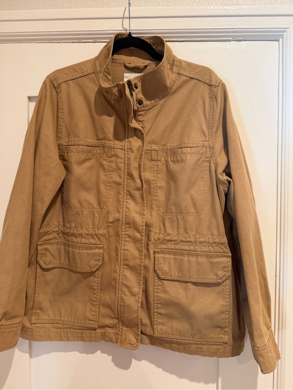 Madewell Cotton Utility Jacket - Tan - Picture 2 of 7